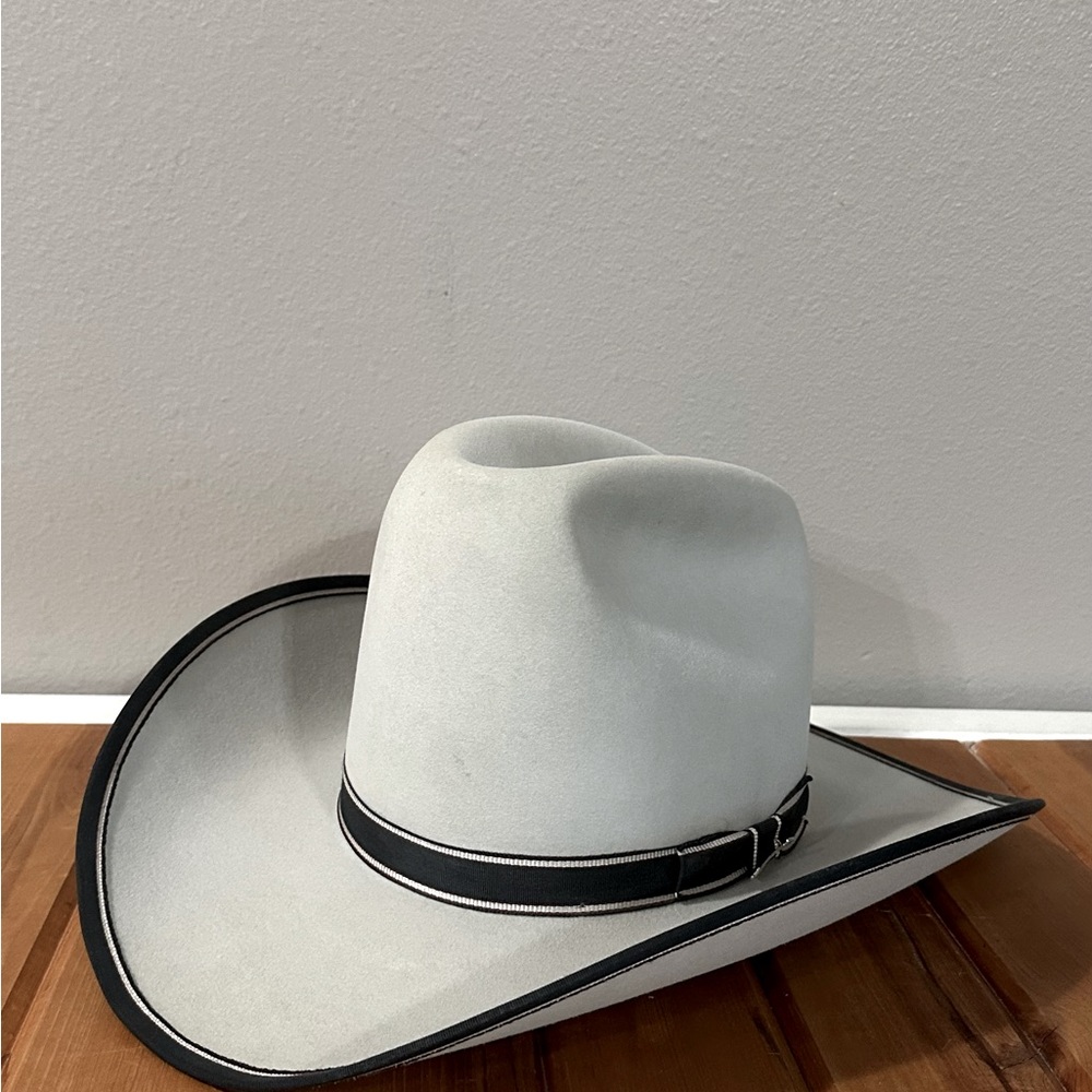 Vintage Stetson Grey Felt Cowboy Hat